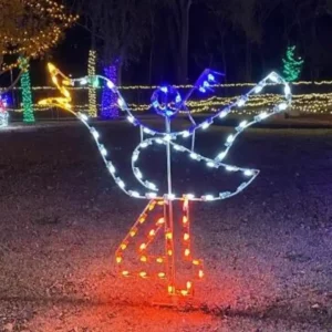8' Twelve Days Of Christmas - Day 4 Holiday Light Display