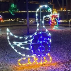 8' Twelve Days Of Christmas - Day 6 Holiday Light Display