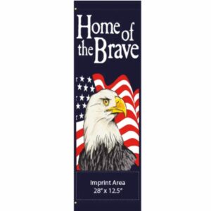 Eagle and Flag Patriotic Street Banner