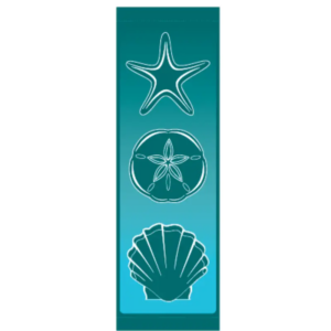Seashells Trio Street Banner 09207