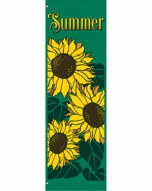 Fields Of Sunflowers Street Banner