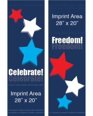 Celebrate Freedom Stars Street Banner Set 16302