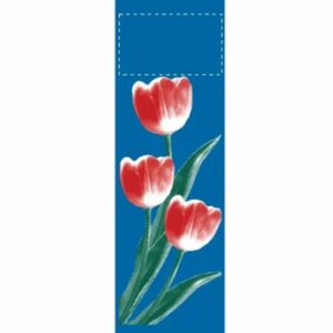 Real Red Tulips Street Banner 05312