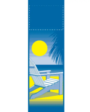 New Sunny Beach Chair Street Banner 06212