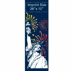 Creative Displays Miss Liberty Fireworks Street Banner