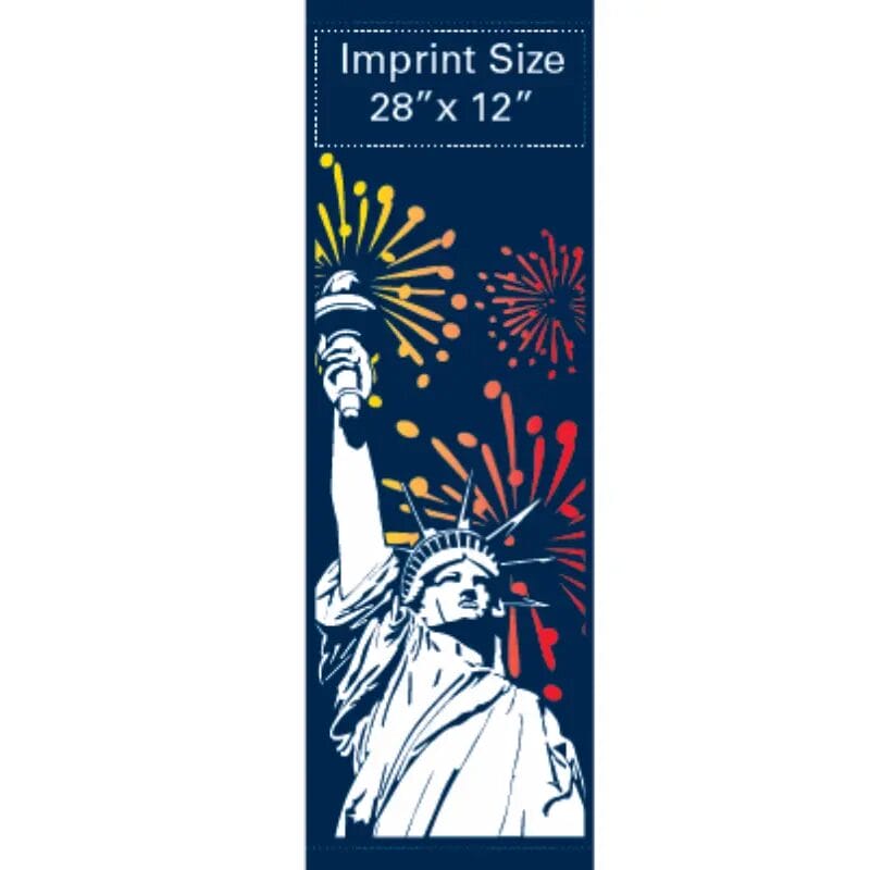 Creative Displays Miss Liberty Fireworks Street Banner