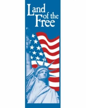 PATRIOTIC LAND OF THE FREE STREET BANNER