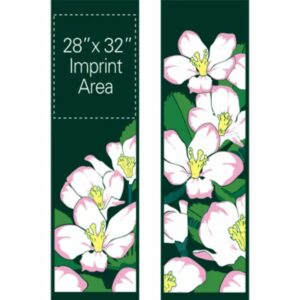 Bright Double Blossoms Street Banner Set