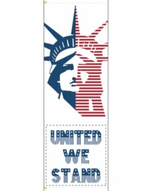 United Lady Liberty Street Banner 21905