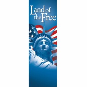 Star Spangled Free Liberty Street Banner 11932