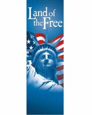 Star Spangled Free Liberty Street Banner 11932