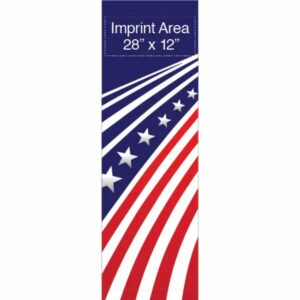 Swooping Stars And Stripes Blue Street Banner 16932
