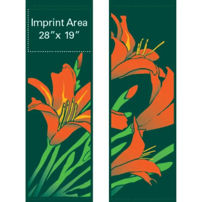 Daylilies In The Wind Street Banner Set