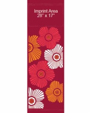 Fancy Flower Array Street Banner 10309_30x94