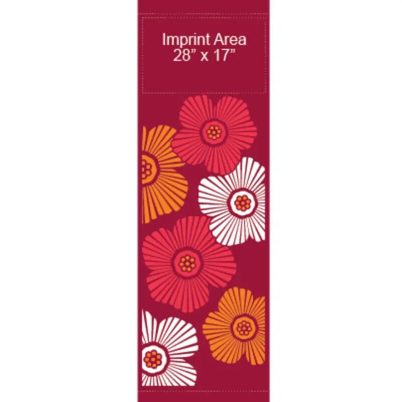 Fancy Flower Array Street Banner 10309_30x94