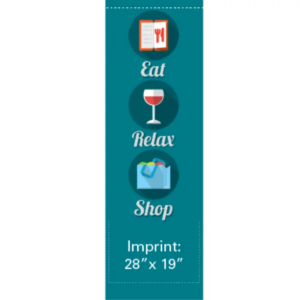 Eat Relax Shop Street Banner