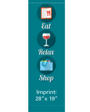 Eat Relax Shop Street Banner