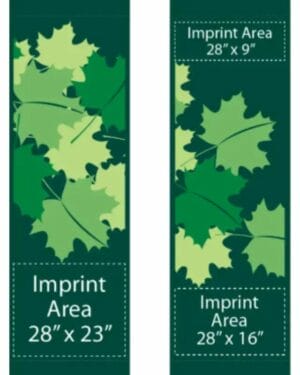 Green Foliage Street Banner Set