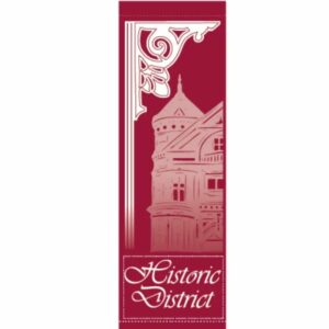 Historic Town District Street Banner 13119_30x94
