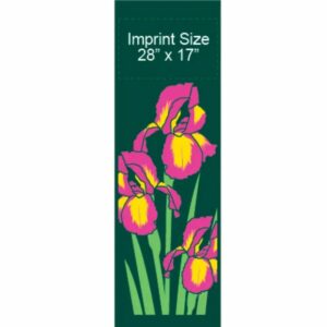Iris In Fields Street Banner 08314_30x94