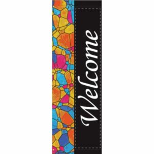 Creative Displays Bright Mosaic Welcome Street Banner