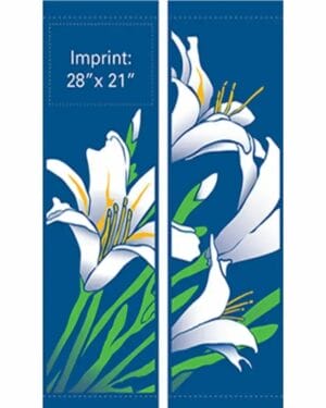 Lilies In The Breeze Street Banner Set 14307