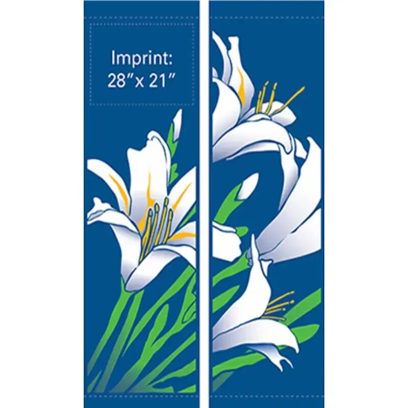 Lilies In The Breeze Street Banner Set 14307