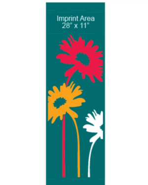 Painted Daisies Trio Street Banner 10308