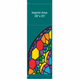 Bright Stained Glass Street Banner