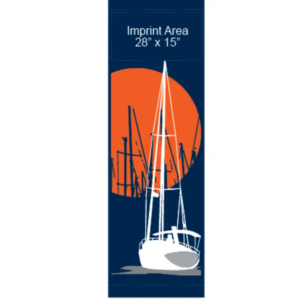 Sailing In Harbor Sun Street Banner 14201