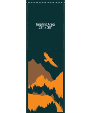 Mountains At Dusk Street Banner 14206