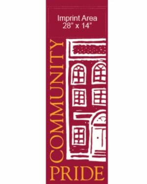 Pride Of Community Street Banner