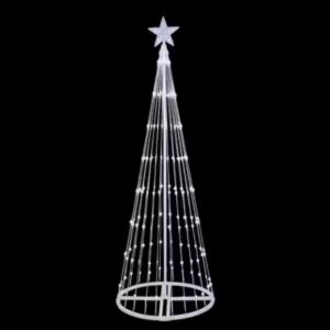Cool White Light Show Tree