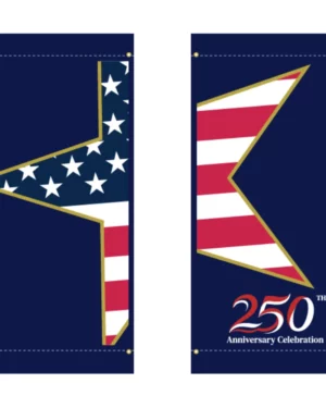 America 250 Dark Blue Star Banner Set