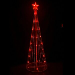 LED Red Light Show Tree