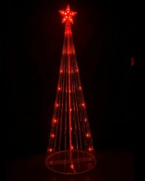 LED Red Light Show Tree