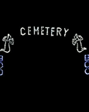 17' Cemetery Arch Halloween Light Display