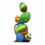 6.5' Easter Egg Tower Fiberglass Display