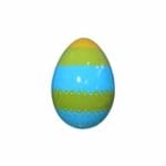 2' Blue and Green Easter Egg Fiberglass Display