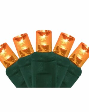 Pro-Grade® 5mm 100 Light LED Orange Mini Light Strings