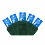 5MM 50 Light LED Blue Mini Light Strings