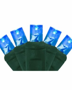 5MM 50 Light LED Blue Mini Light Strings