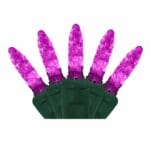 M5 50 Light LED Purple Christmas Lights