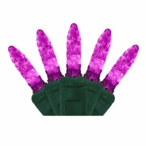 M5 50 Light LED Purple Christmas Lights