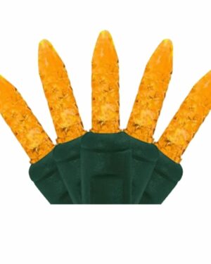 M5 50 LIGHT LED ORANGE CHRISTMAS LIGHTS