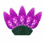 C6 50 LIGHT LED PURPLE CHRISTMAS LIGHTS