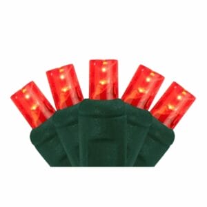 5MM 50 LIGHT LED RED MINI LIGHT STRINGS