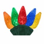 C6 50 LIGHT LED MULTI CHRISTMAS LIGHTS