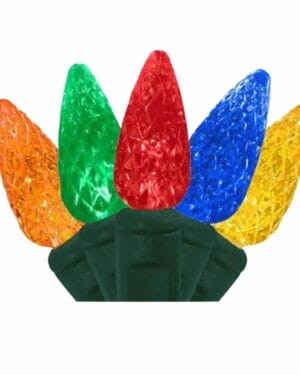 C6 50 LIGHT LED MULTI CHRISTMAS LIGHTS