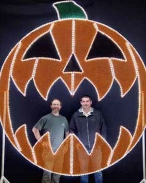 Halloween Pumpkin Selfie Display
